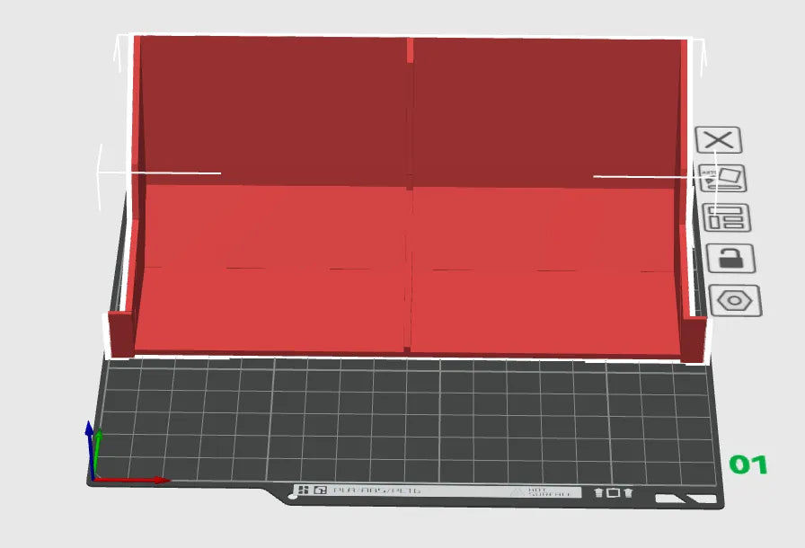 Écope BMW E9x – vue 3D