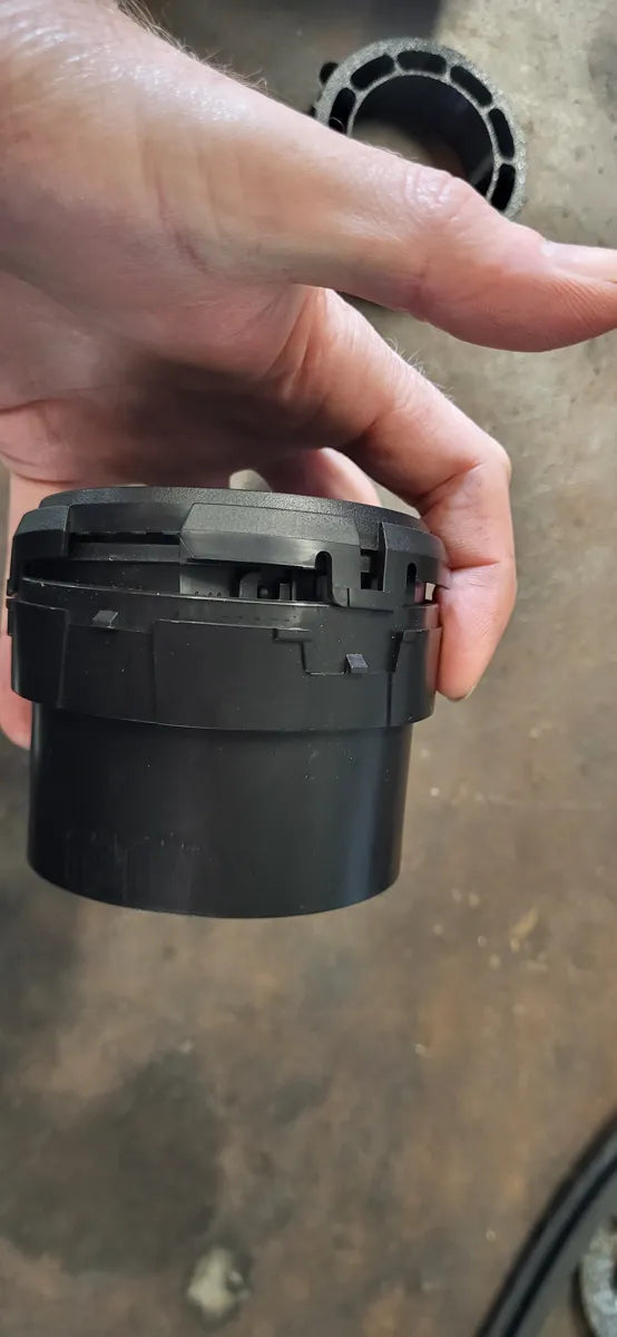 Support manomètre 52 mm – vue de côté