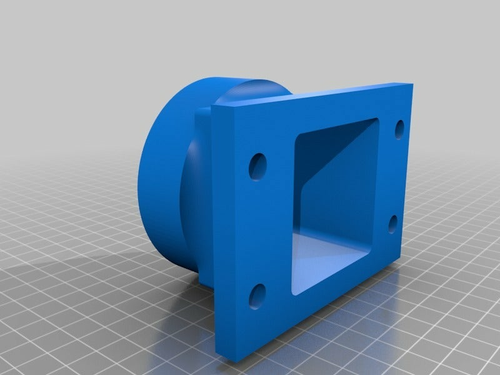 Vue 3D de l'adaptateur suppression AFM Mazda MX-5 NA